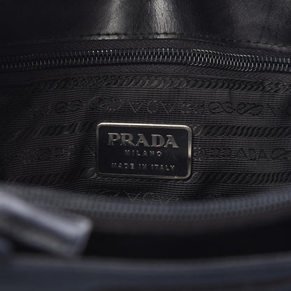 Prada Tessuto Nylon Nappa Tote Blue 6 of 17
