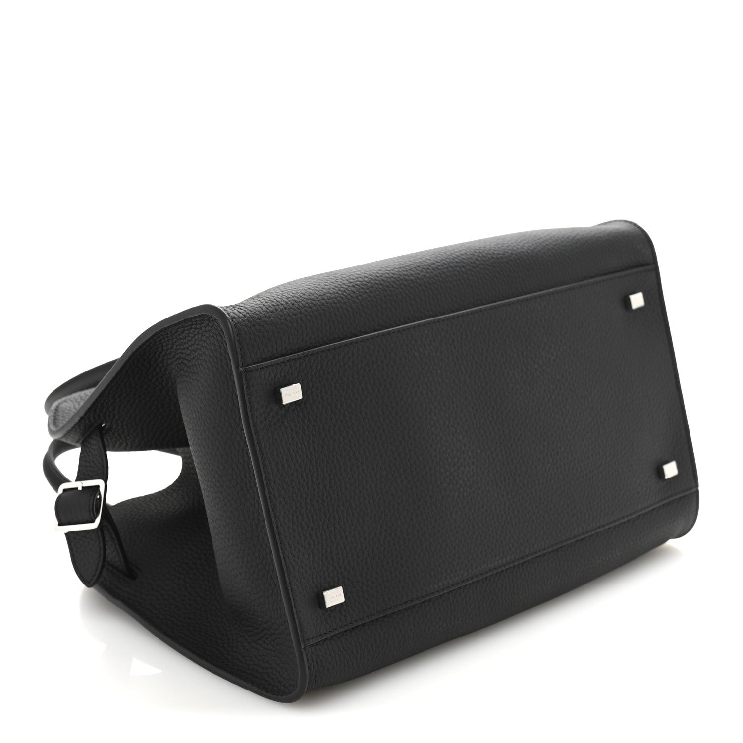 The Row Matte Grained Calfskin Soft Margaux 12 Black 4 of 10