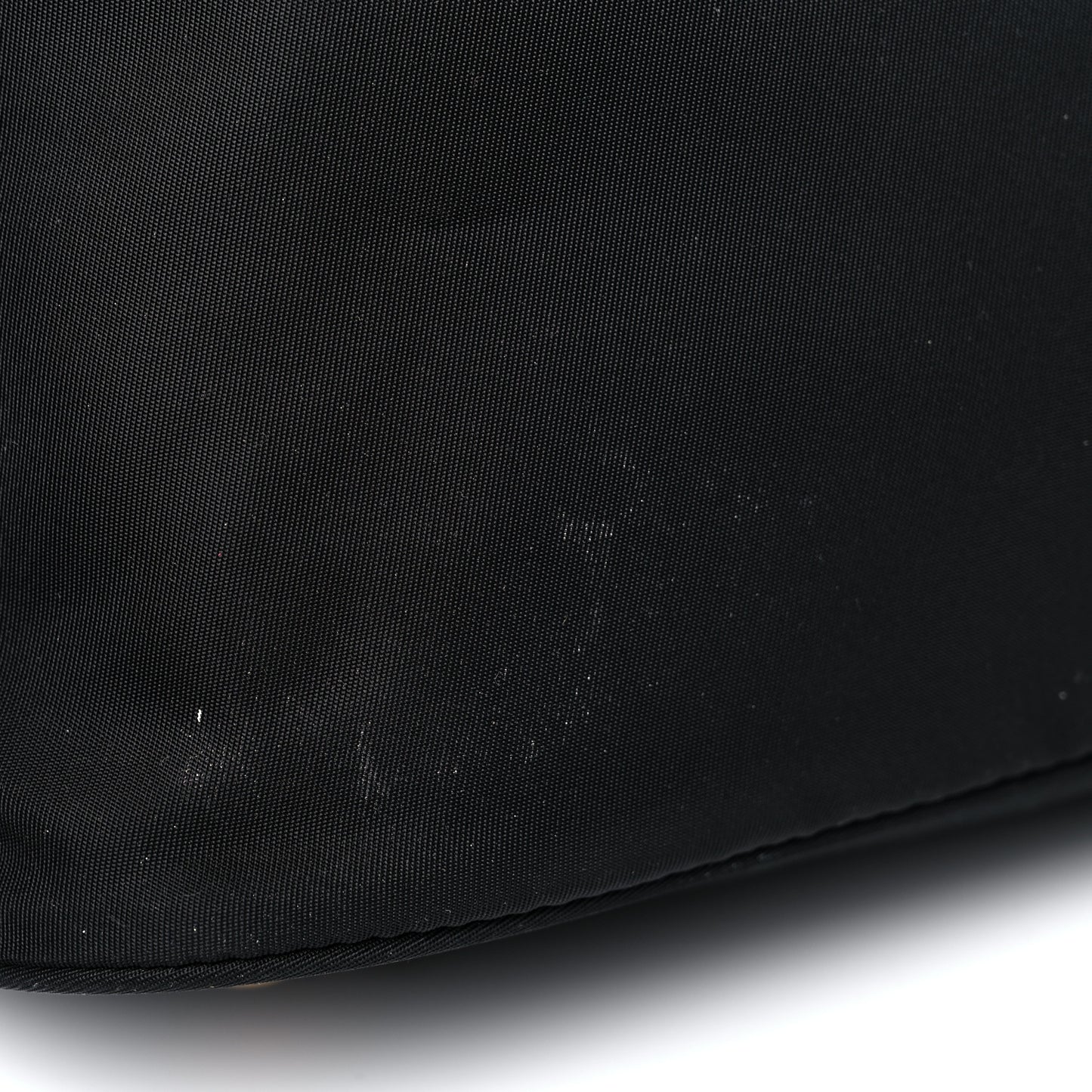 Tessuto Nylon Soft Calfskin Shopping Satchel Black