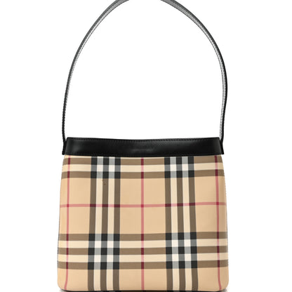 Burberry Prorsum House Check Shoulder Bag Black 7 of 15