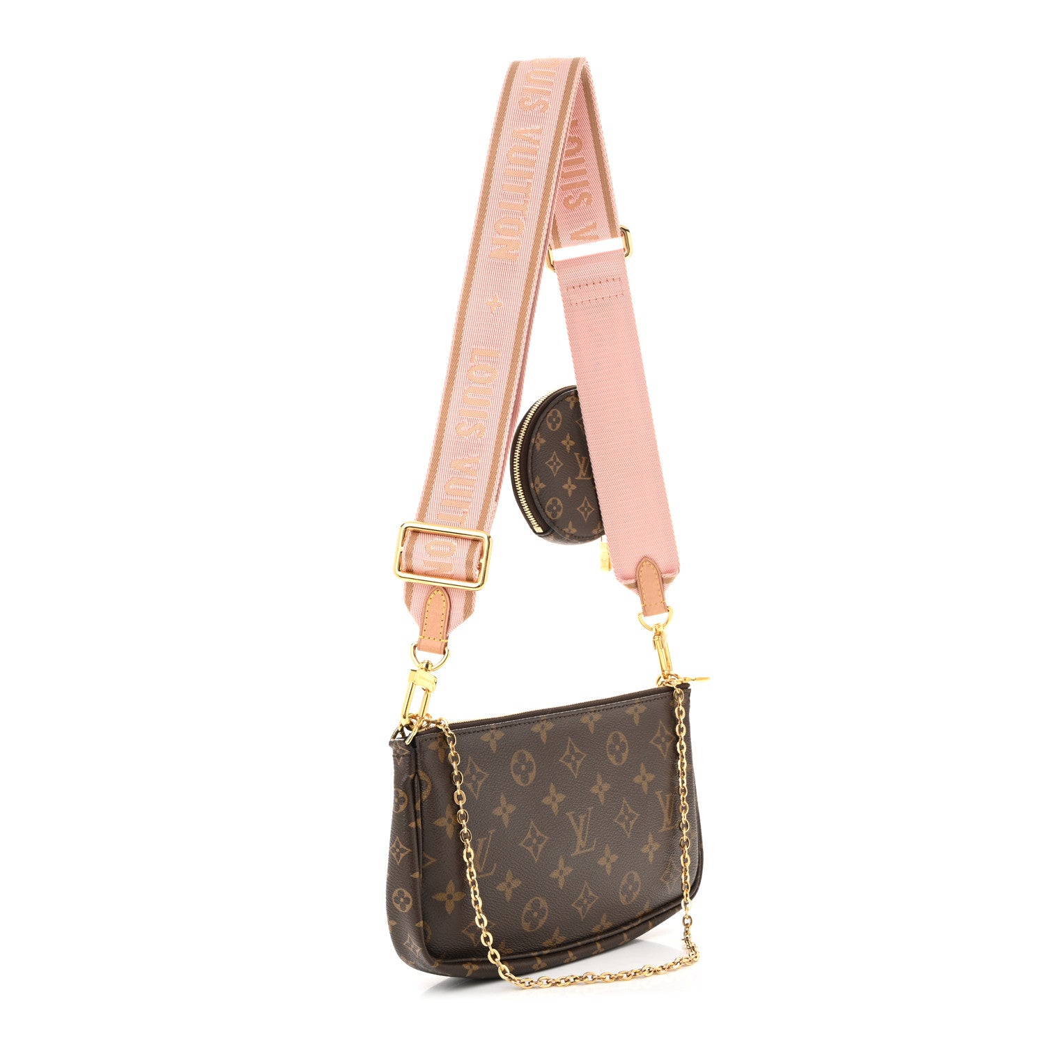 Louis Vuitton Monogram Multi Pochette Accessories Rose Clair 3 of 12