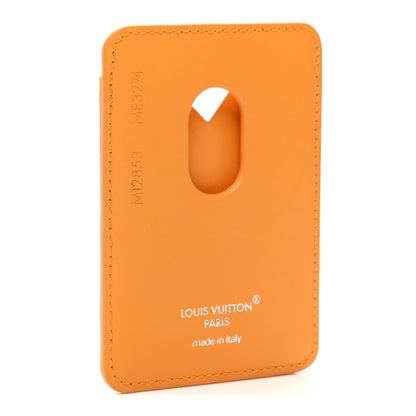 Louis Vuitton Monogram Macassar Magnetic Card Holder Safran Yellow 3 of 6