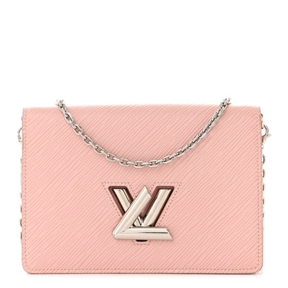 Louis Vuitton Epi Twist Belt Chain Wallet Rose Ballerine 1 of 11