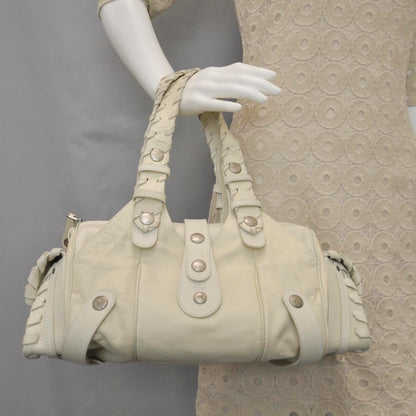 Chloe Calfskin Silverado Shoulder Bag Ivory 2 of 9