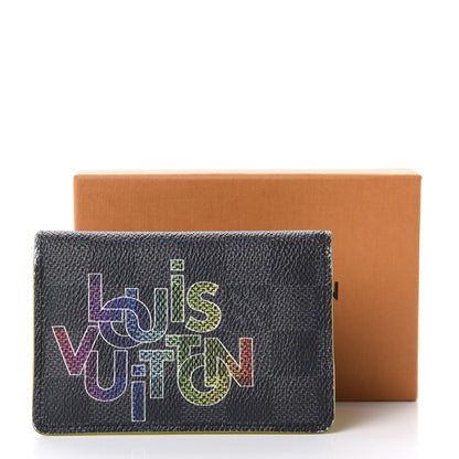 Louis Vuitton Damier Graphite Logo Pocket Organizer Yellow 13 of 13