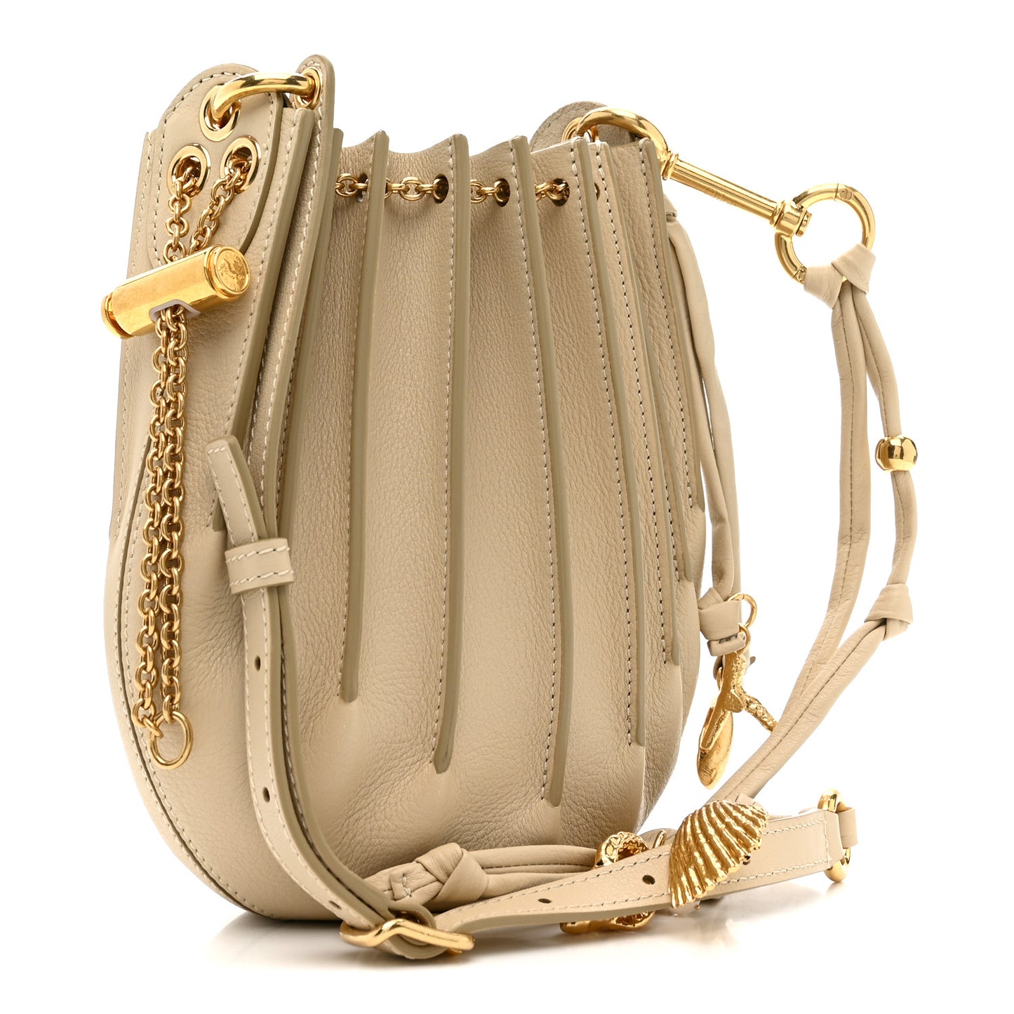 Soft Calfskin Sea Treasures Crossbody Deep Ivory