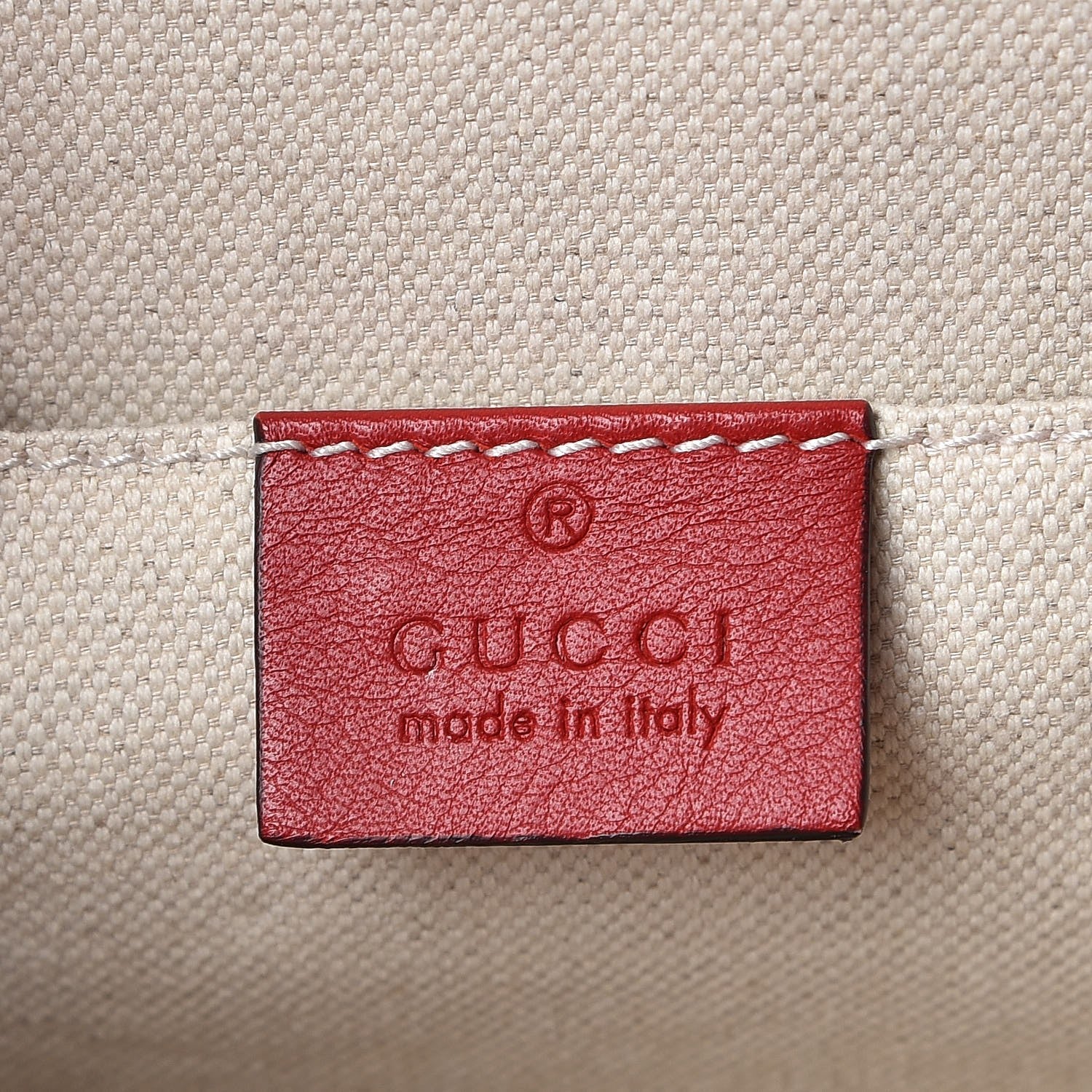 Gucci Moon Calfskin Web Large Dionysus Bamboo Top Handle Bag Hibiscus Red 7 of 9