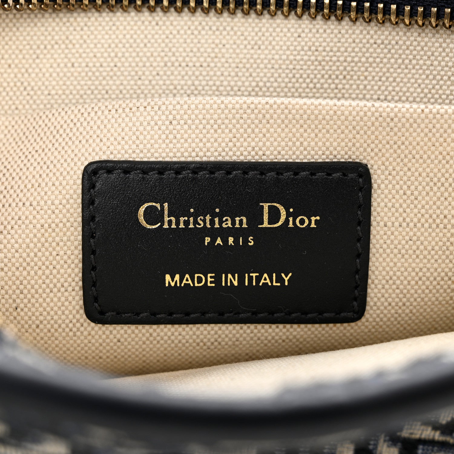 Christian Dior Oblique Diorquake Clutch Blue 6 of 7