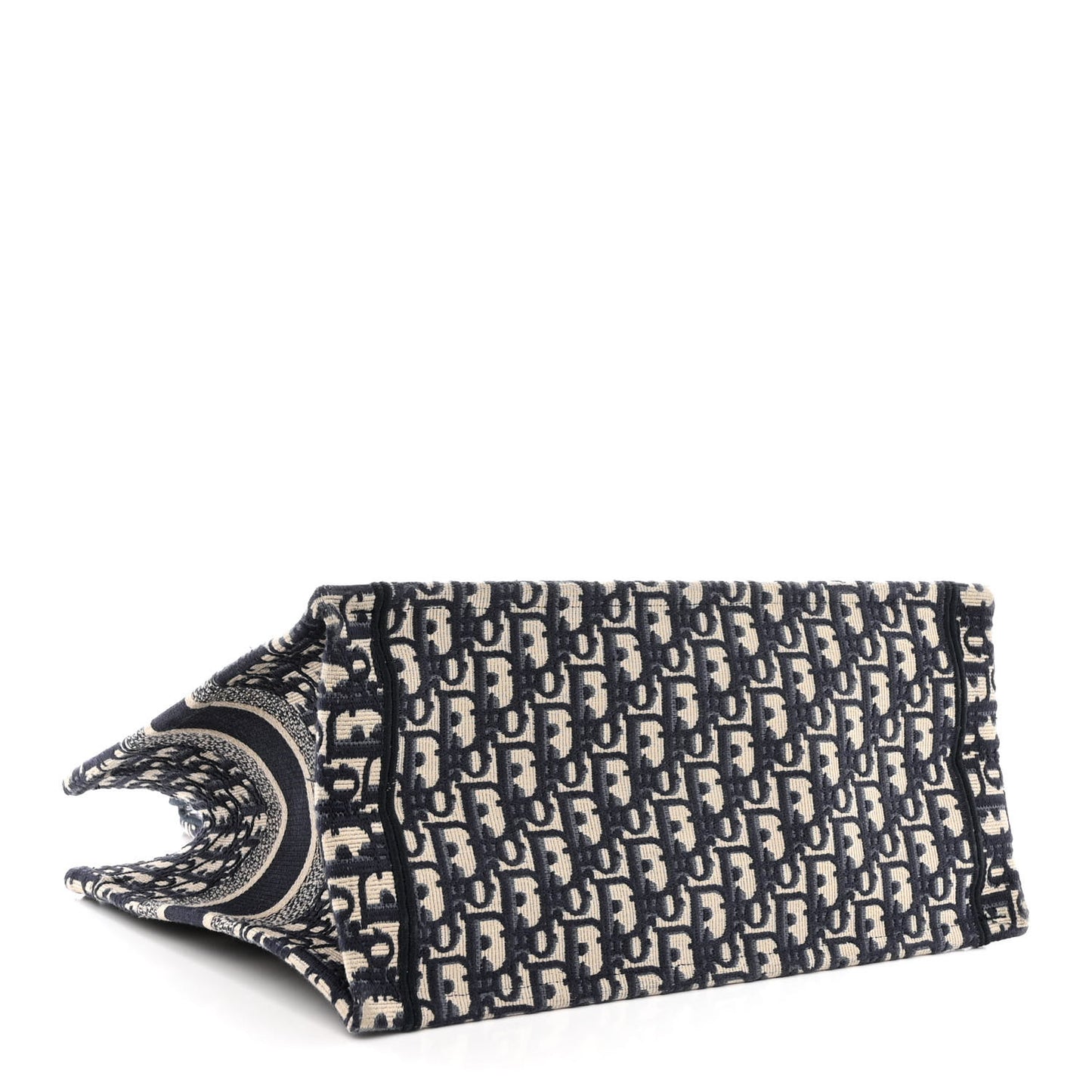 Oblique Medium Book Tote Blue Multicolor