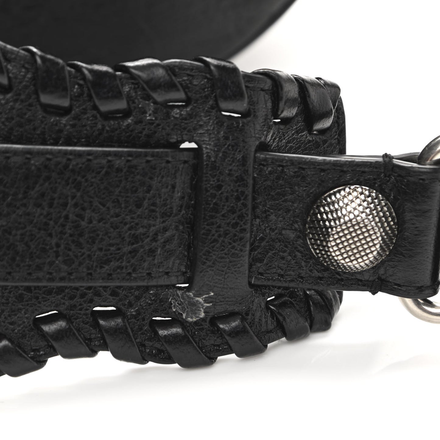 Agneau Arena Le Cagole Shoulder Bag XS Black