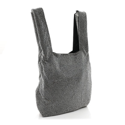 Alexander Wang Crystal Wanglock Mini Shopper Silver 3 of 9