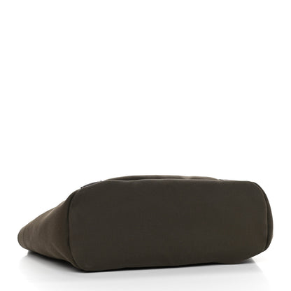 Hermes Toile Sac De Pansage Groom Kaki Feu 5 of 14