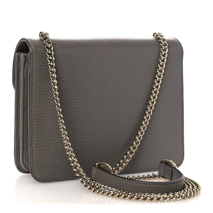 Gucci Dollar Calfskin Small Interlocking G Shoulder Bag Loess 3 of 11