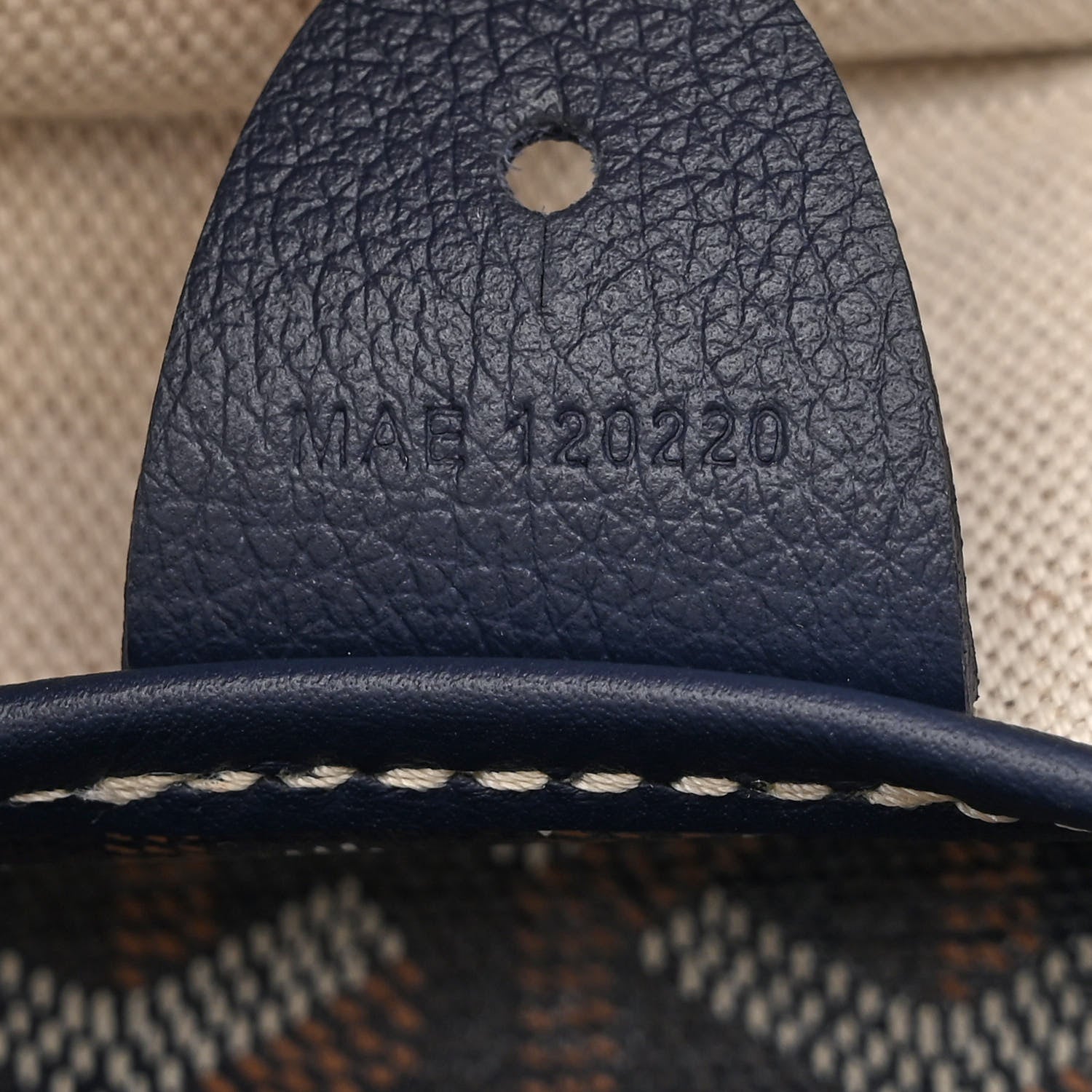 Goyard Goyardine Artois MM Navy 7 of 17