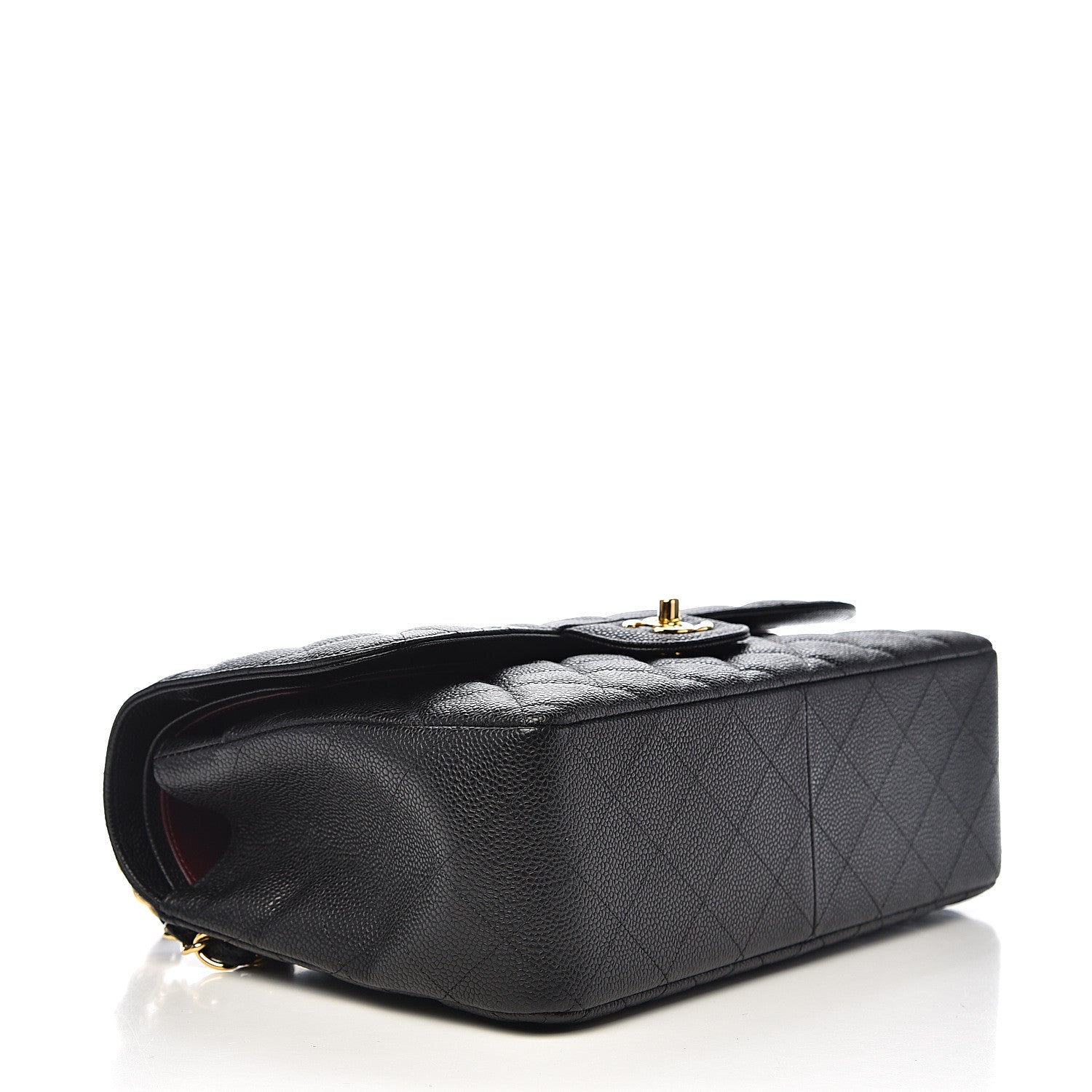 Chanel Caviar Quilted Jumbo Double Flap Black 3 of 11