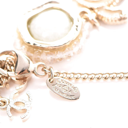 Chanel Enamel Gripoix Crystal CC Necklace Gold 5 of 6