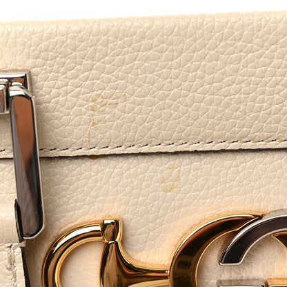Gucci Grainy Calfskin Medium Zumi Top Handle Bag Mystic White 10 of 12
