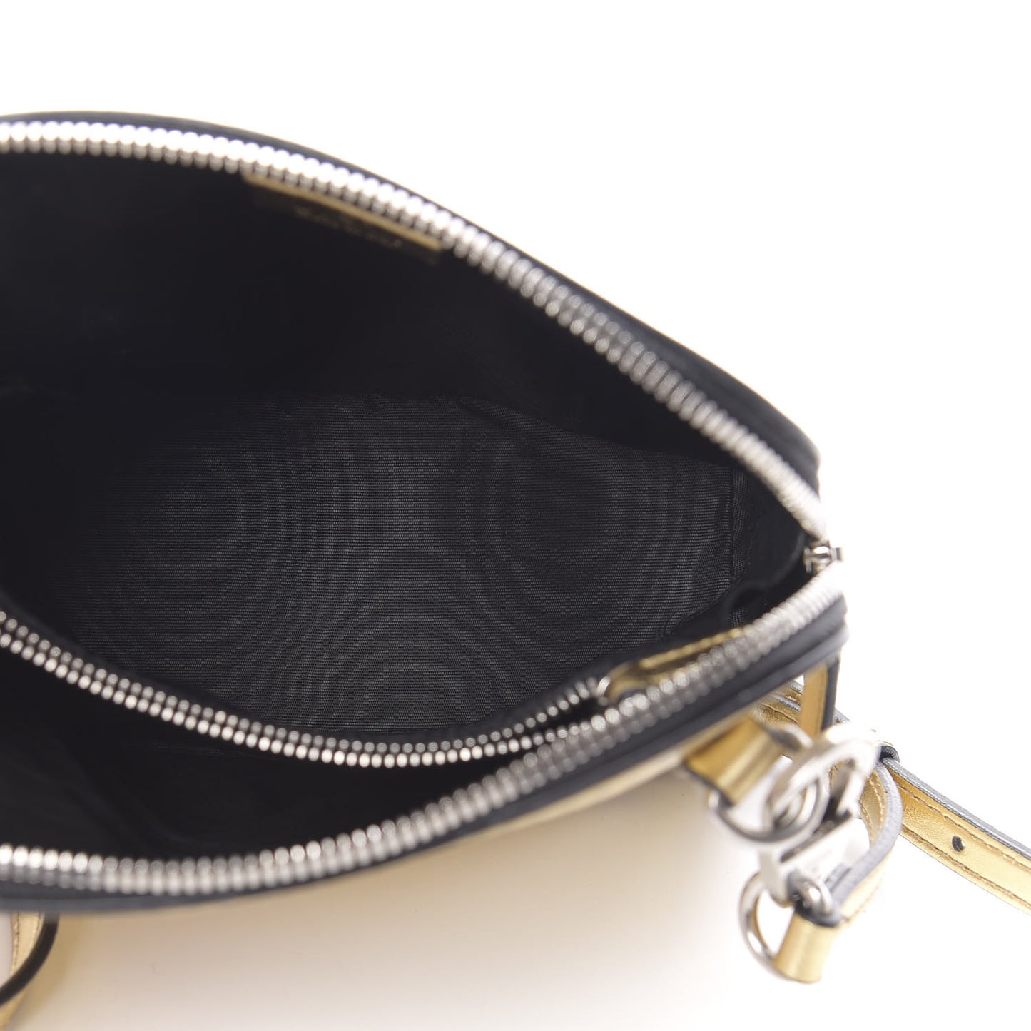 X SEGA Calfskin GUCCY Stars Mini Dome Shoulder Bag Gold