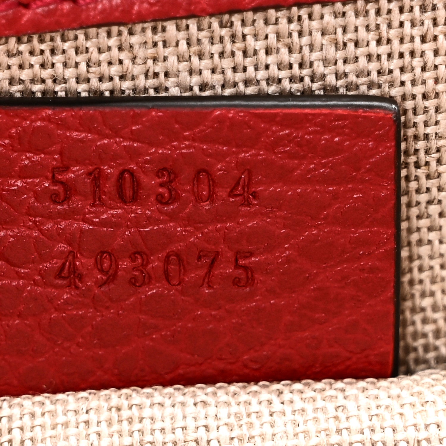 Gucci Dollar Calfskin Small Interlocking G Shoulder Bag Red 7 of 11