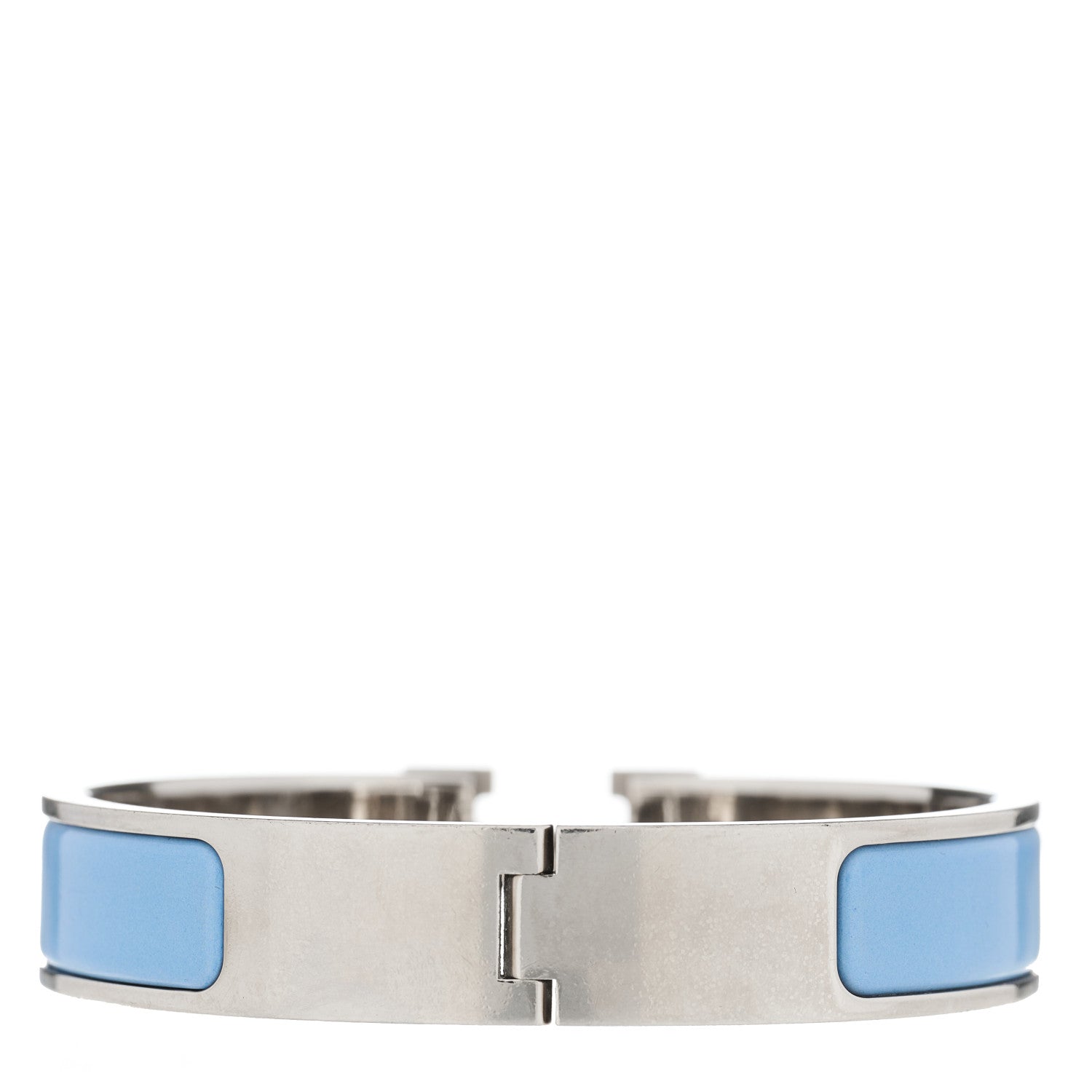 Hermes Enamel Narrow Clic Clac H Bracelet PM Bleu Du Nord 2 of 4