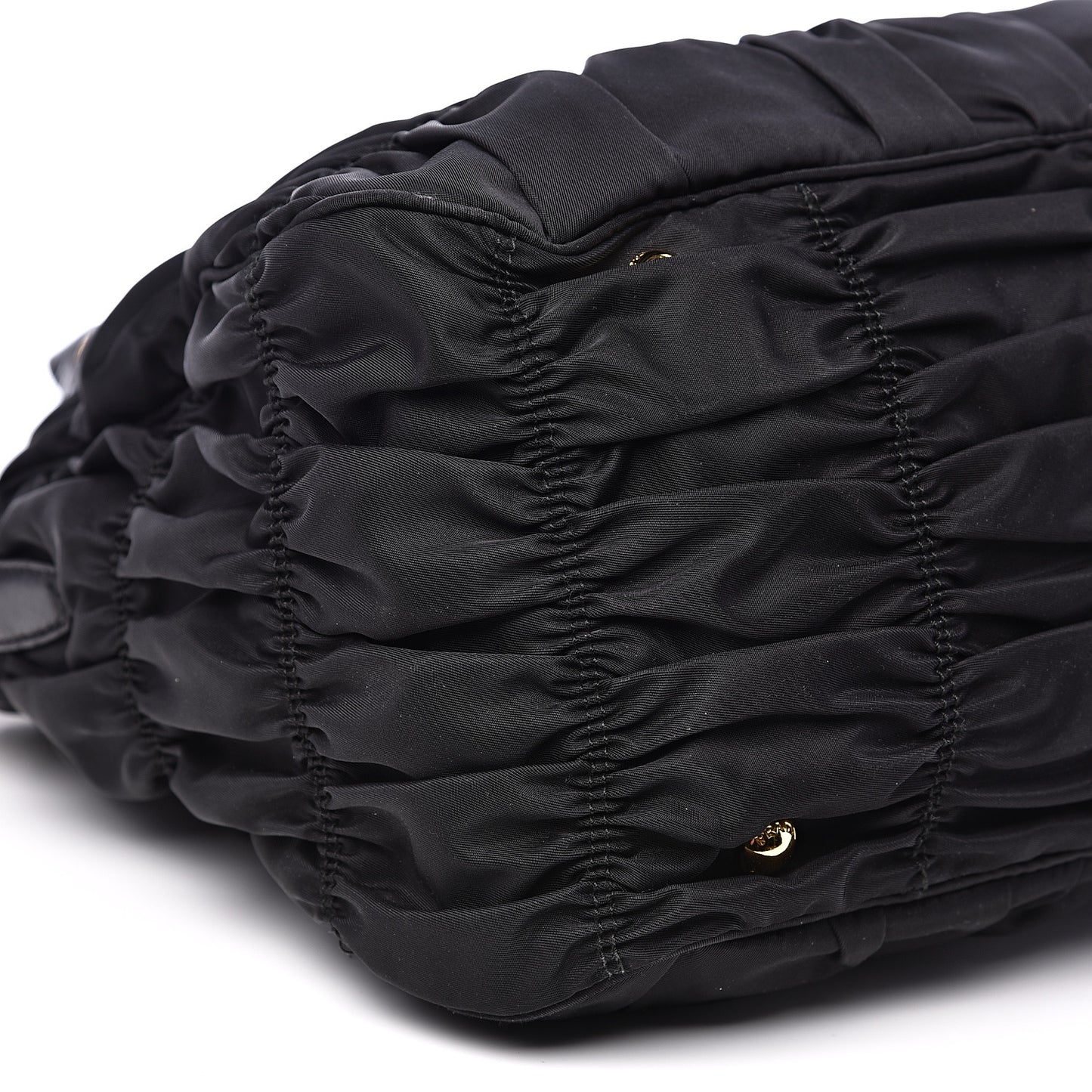 Tessuto Nylon Gaufre Tote Black