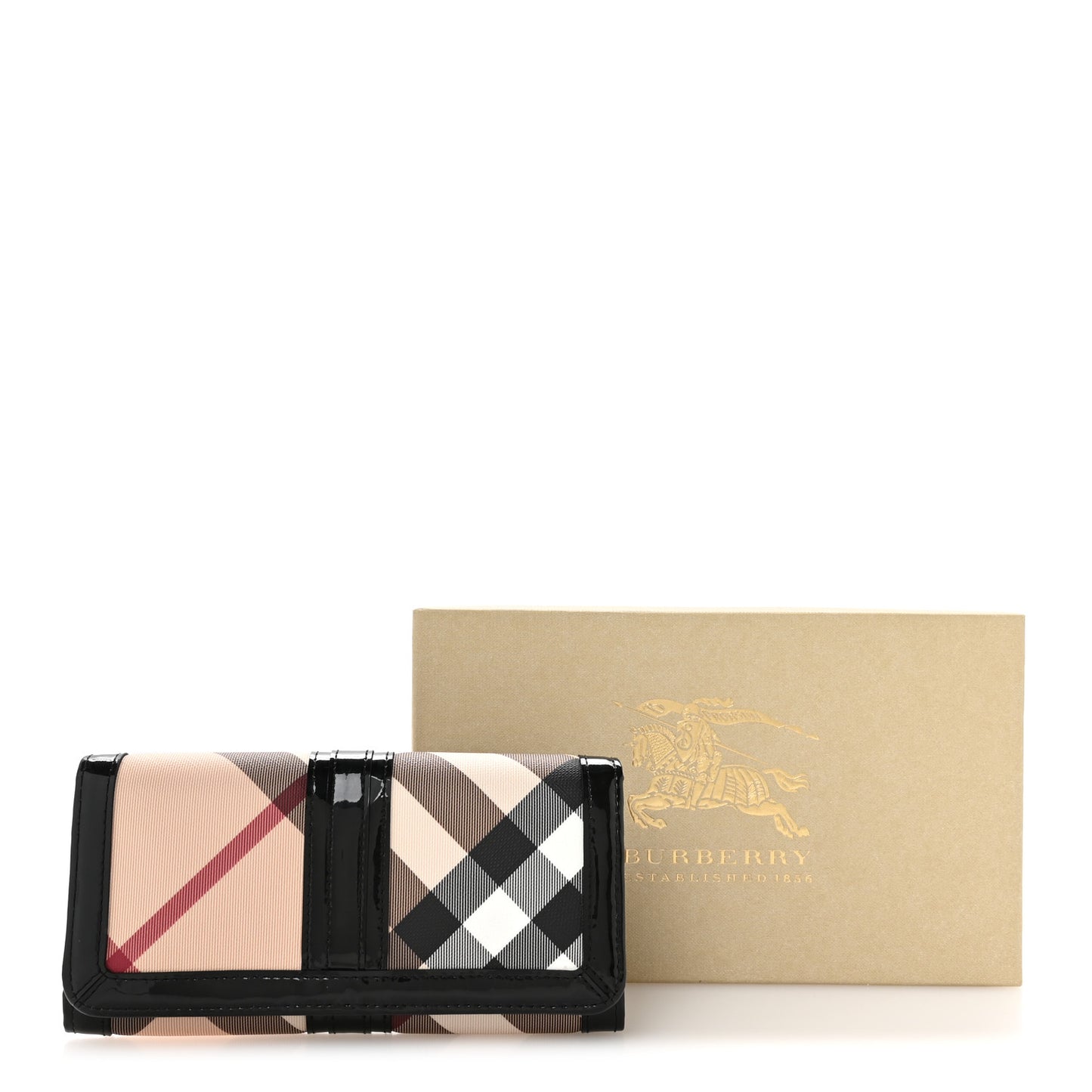 Nova Check Penrose Continental Wallet Black