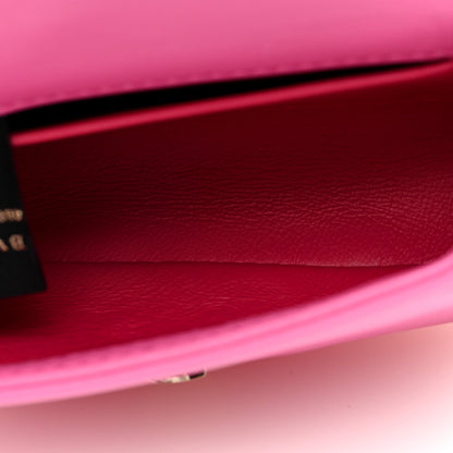 Bulgari Calfskin Serpenti Cabochon Micro Bag Pink 5 of 9