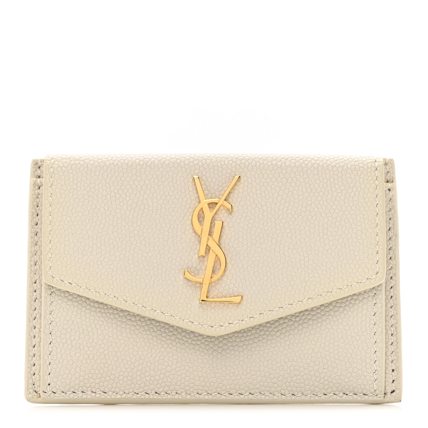 Grain De Poudre Uptown Monogram Card Case Blanc Vintage