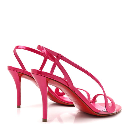 Christian Louboutin Patent Perle Rosa Z 80 Sandals 39 39 Pinup 5 of 11