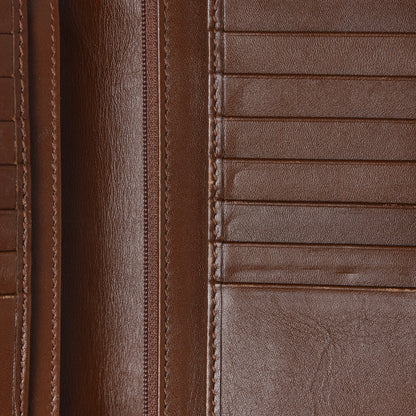Burberry Haymarket Check Continental Wallet Tan 17 of 17