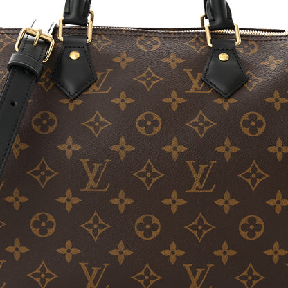 Louis Vuitton Monogram My World Tour Speedy Bandouliere 30 Black 7 of 10