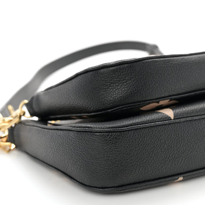 Louis Vuitton Empreinte Monogram Giant Multi Pochette Accessories Black Beige 9 of 10