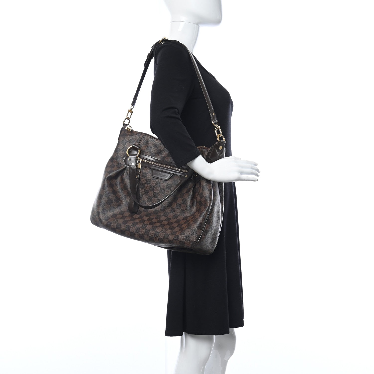 Louis Vuitton Damier Ebene Evora MM 3 of 9