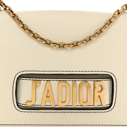 Christian Dior Calfskin J'Adior Chain Flap Bag Off White 7 of 9