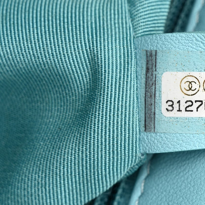 Chanel Lambskin Quilted Medium Chanel 19 Flap Light Blue 7 of 11