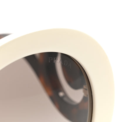 Prada Baroque SPR 27N Round Sunglasses Ivory Tortoise 8 of 9