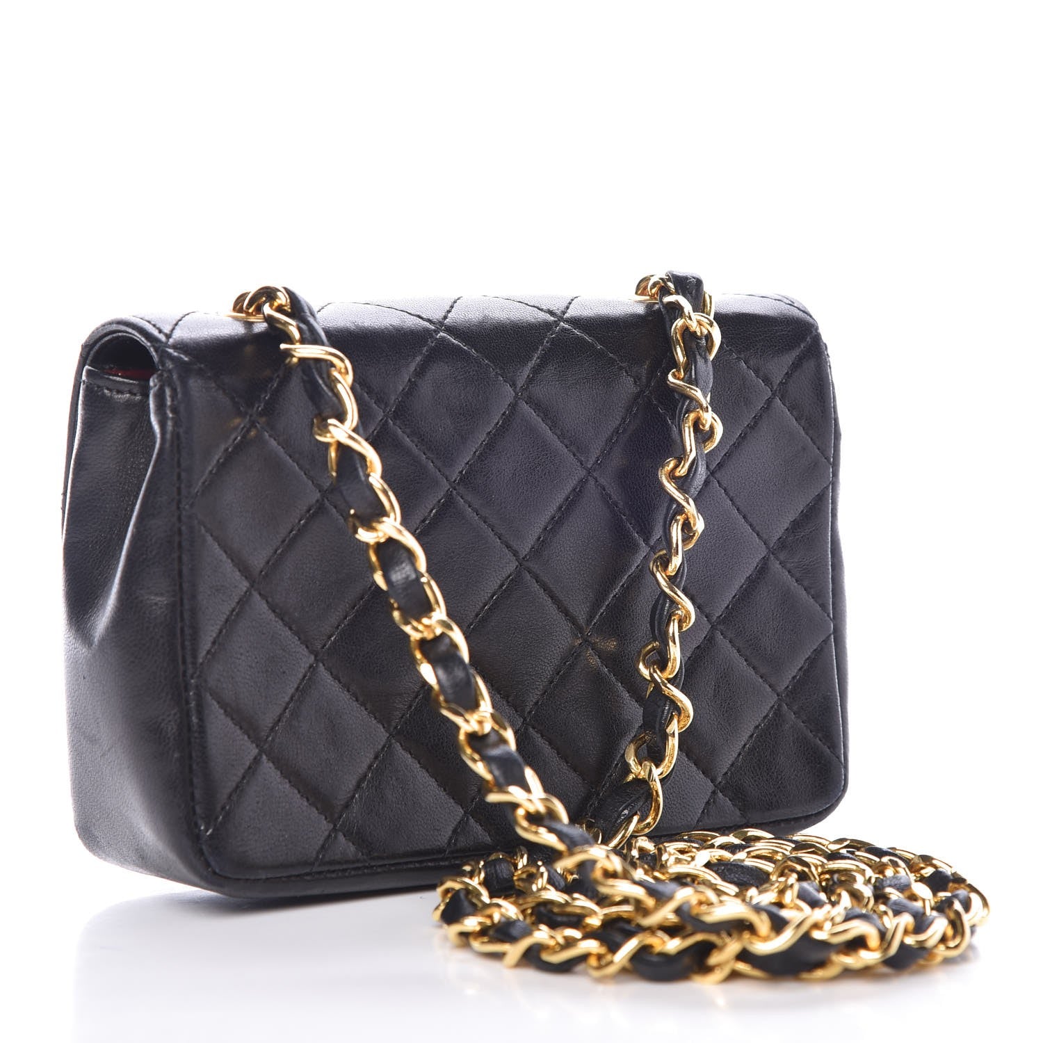 Chanel Lambskin Quilted Extra Mini Flap Black 3 of 8