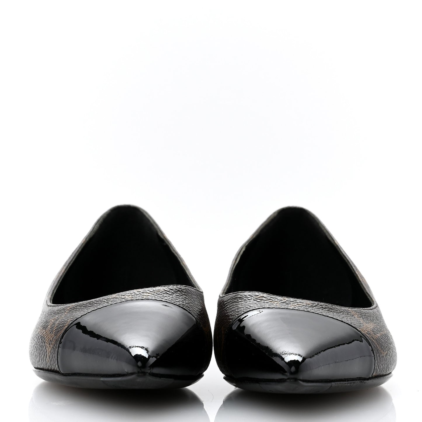 Patent Monogram Fetish Ballerina Flats 35.5