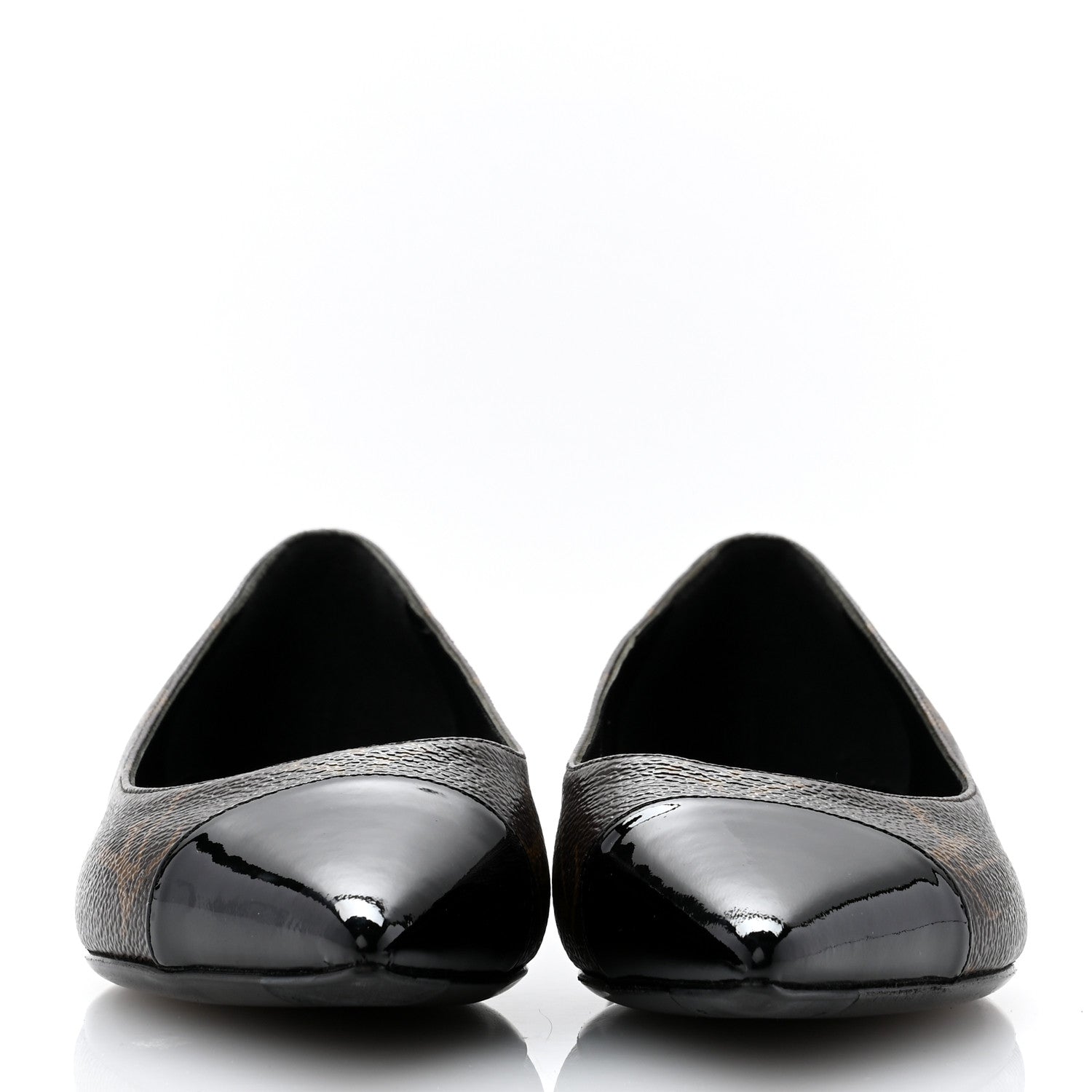 Louis Vuitton Patent Monogram Fetish Ballerina Flats 35.5 2 of 11