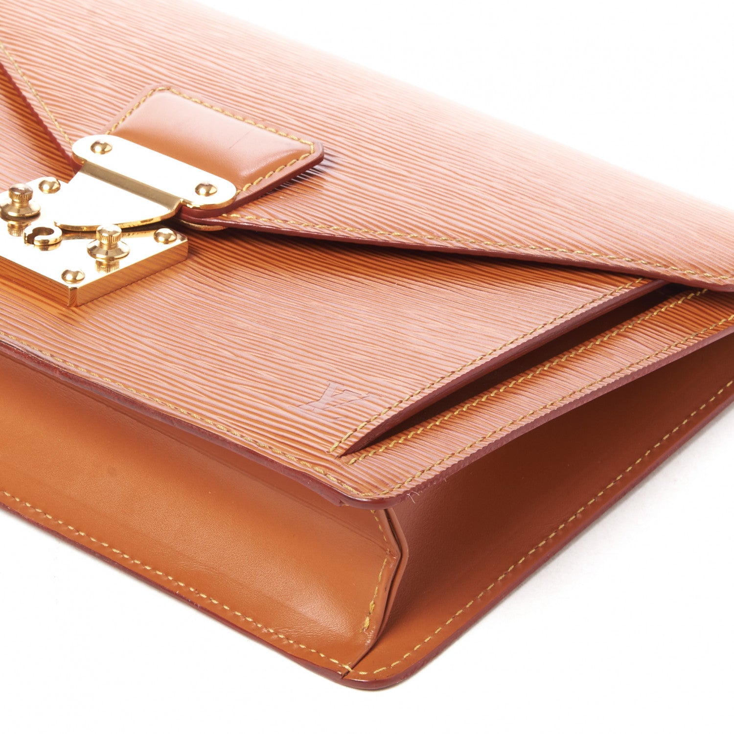 Louis Vuitton Epi Pochette Sellier Dragonne Cipango 4 of 8