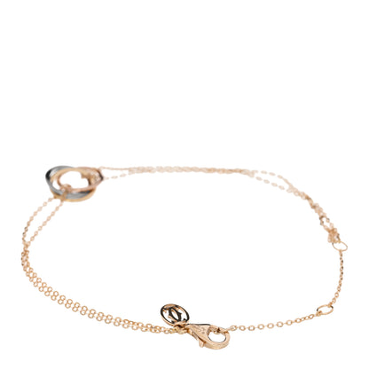 Cartier 18K Pink Yellow White Gold Trinity Bracelet 2 of 4