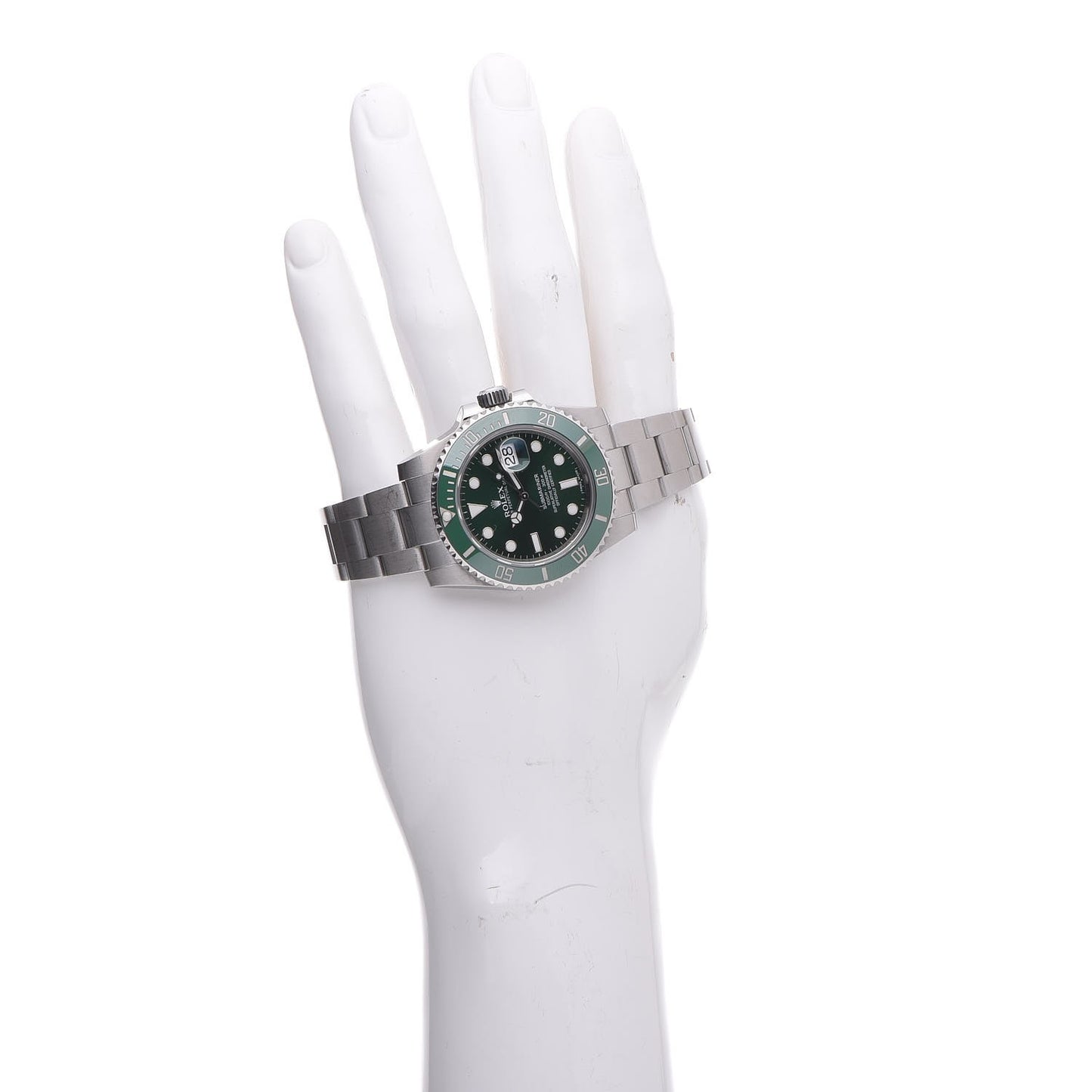 Stainless Steel 40mm Oyster Perpetual Submariner Date Hulk Watch Green 116610LV