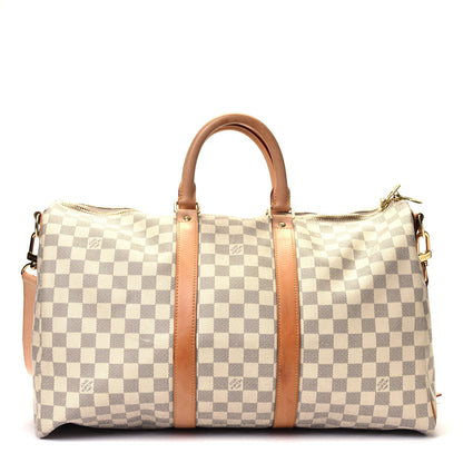 Louis Vuitton Damier Azur Keepall Bandouliere 45 1 of 7