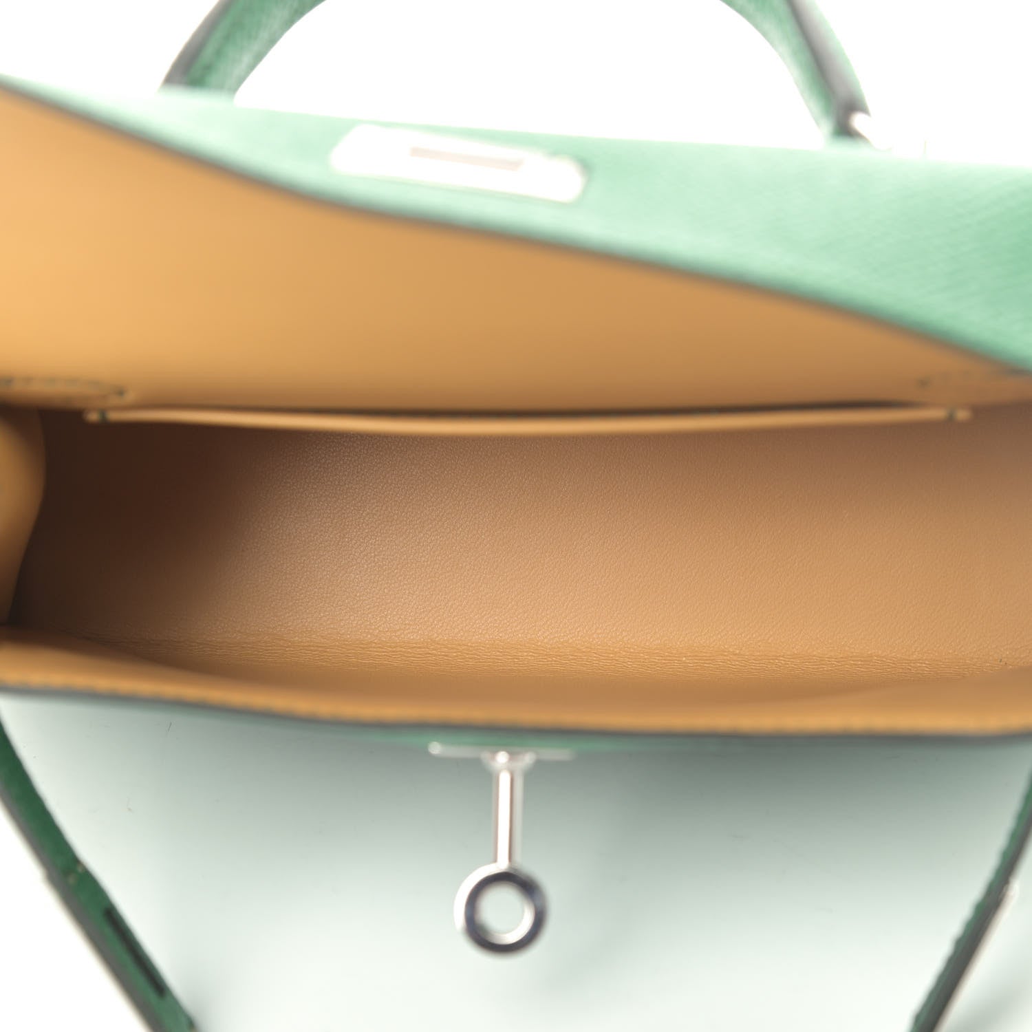 Hermes Epsom Verso Mini Kelly Sellier 20 Cactus Paille 13 of 30
