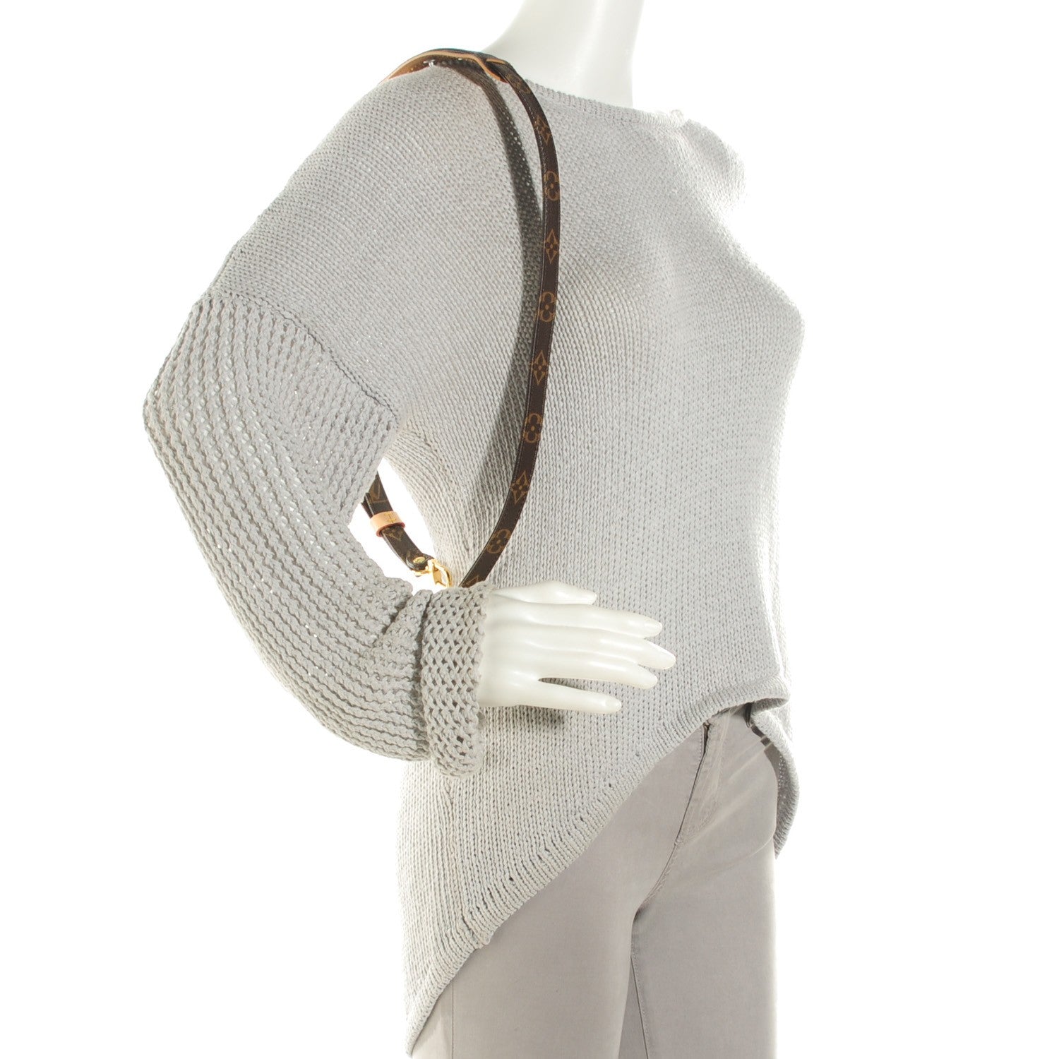 Louis Vuitton Monogram 16mm Adjustable Shoulder Strap 2 of 4
