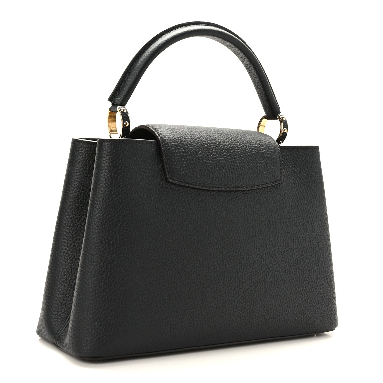 Louis Vuitton Taurillon Capucines PM Black 3 of 8