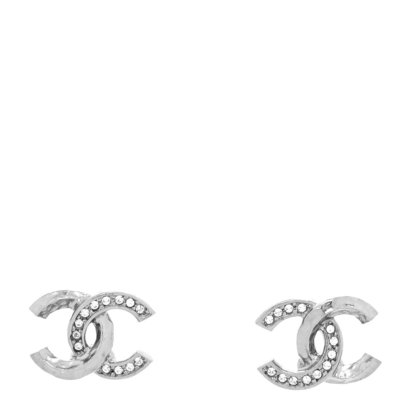 Ruthenium Crystal CC Earrings