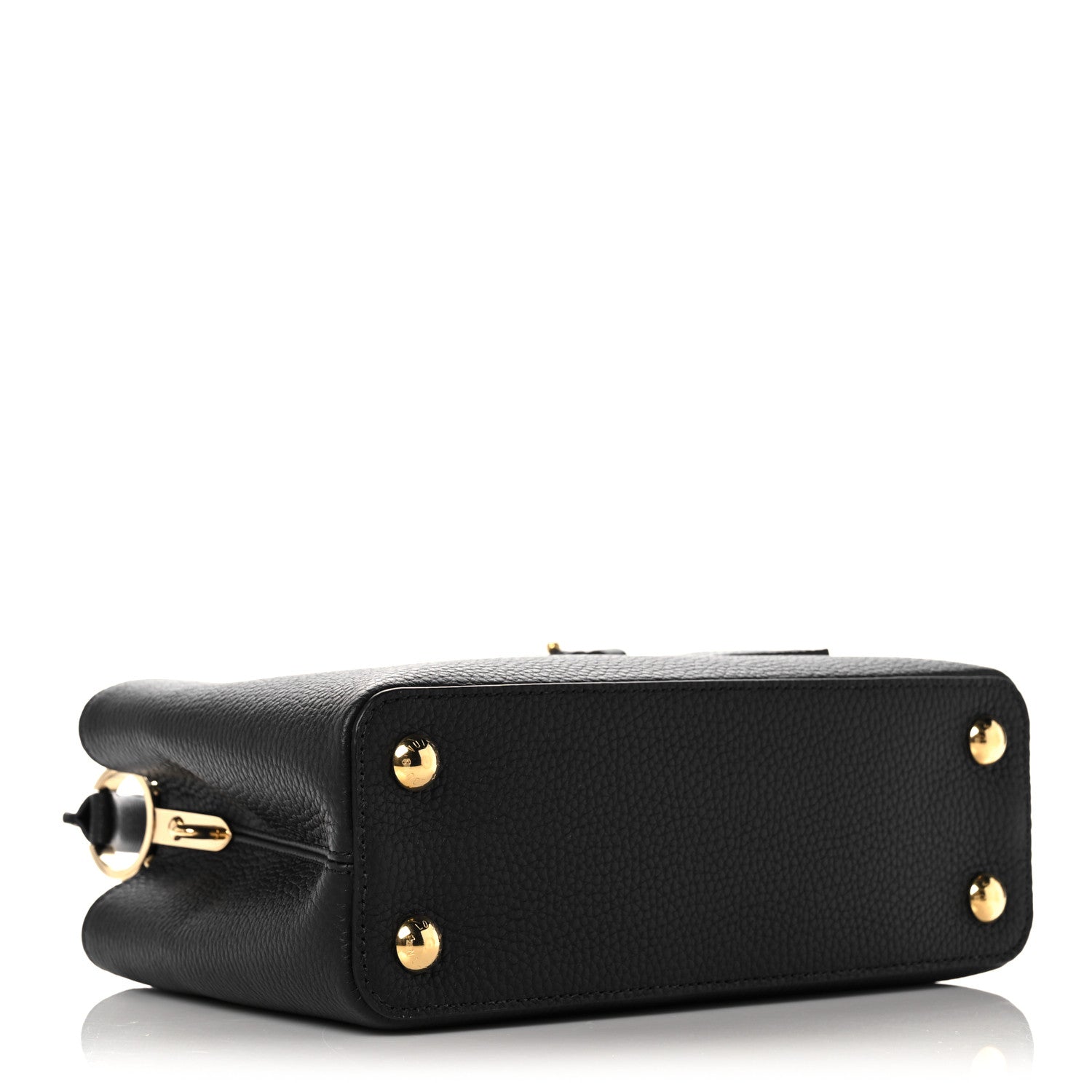 Louis Vuitton Taurillon Capucines Leopard BB Black 3 of 7