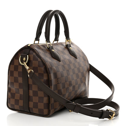 Louis Vuitton Damier Ebene Speedy Bandouliere 25 3 of 10