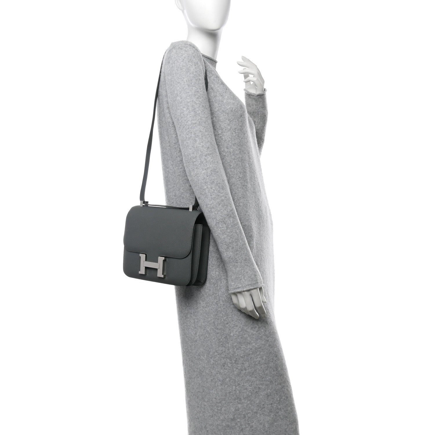 Hermes Epsom Constance 24 Vert Amande 3 of 11